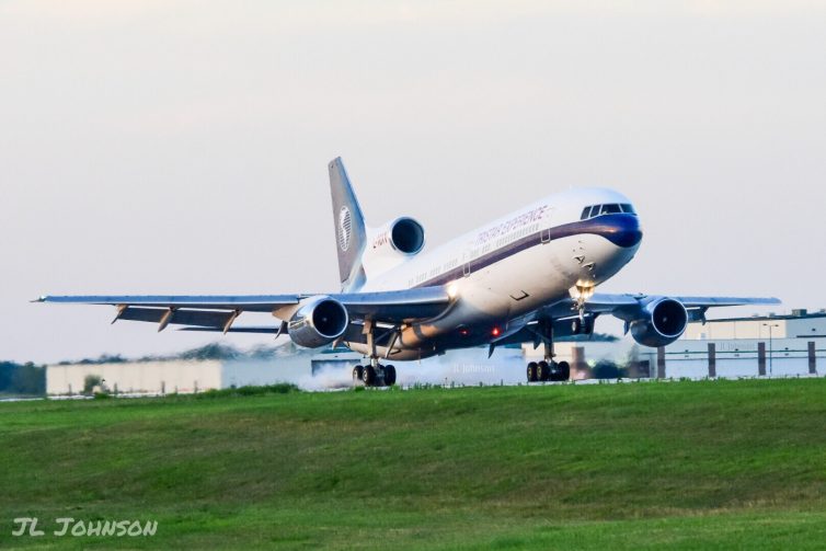 Lockheed L-1011 TriStar registered N910TE lands in KC, MO. - Photo: JL Johnson. Not for distribution elsewhere. 