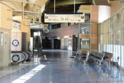 This photo gives great perspective to how narrow the terminals are.