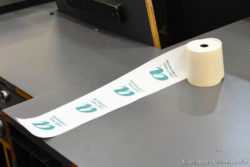 AirTran receipt tape. I really wanted this, but larceny is frowned upon.