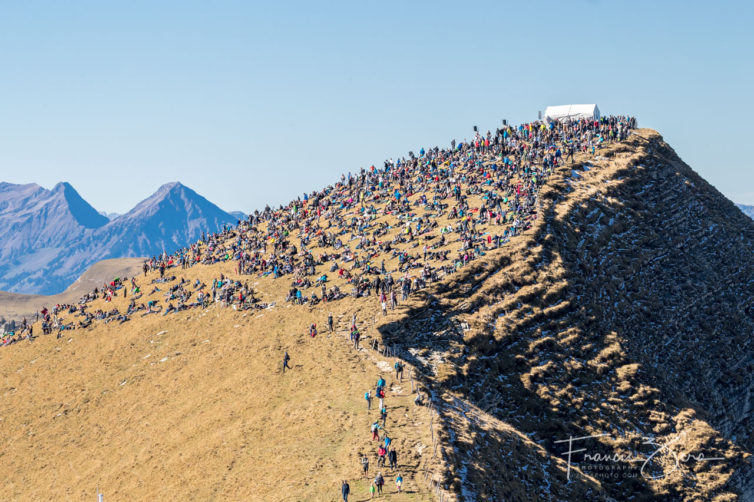 Tschingel, the primary public viewing area.