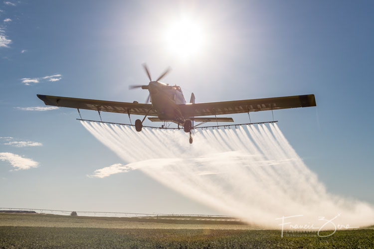 Precision is the name of the game to make sure that the chemicals are being applied properly and don't drift onto adjacent fields.