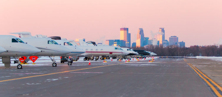 private jets at MSP