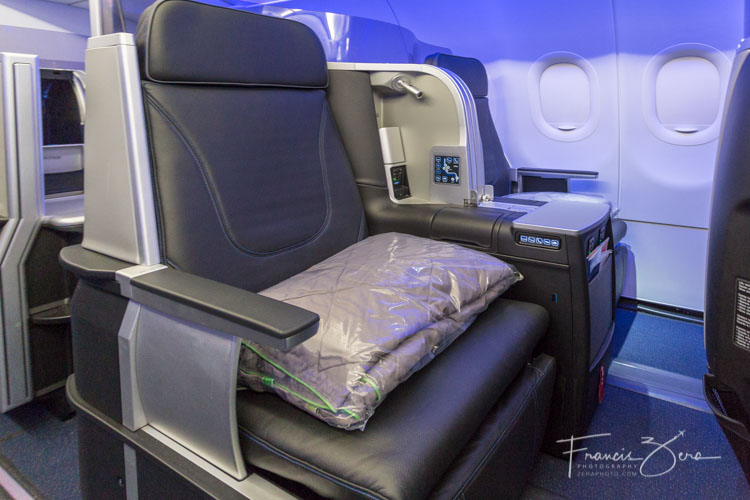 JetBlue's Mint seating is available on certain A321s.