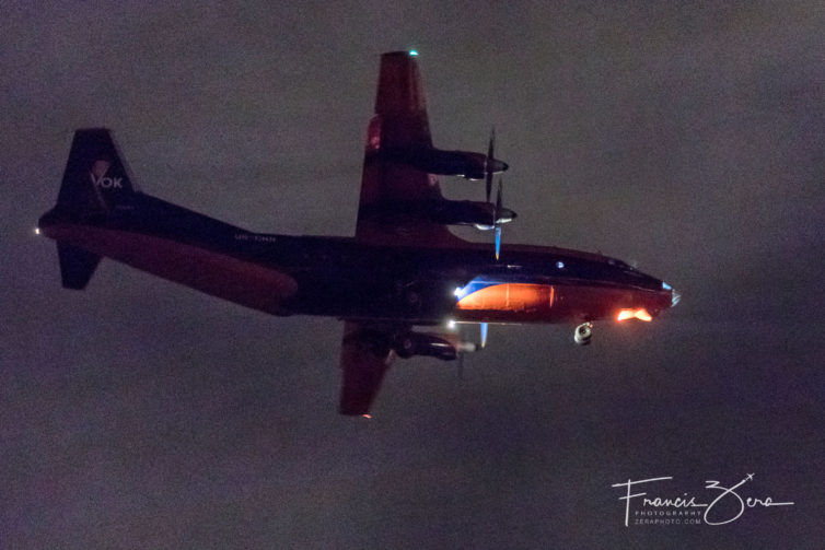 JetTip let me know this Kavok An-12 was scheduled to visit KSEA, and even though it's not a very good photo, I did get to see an An-12 for the first time.