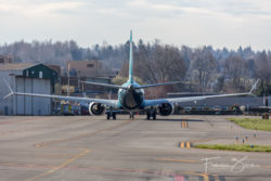 Taxiing for departure.