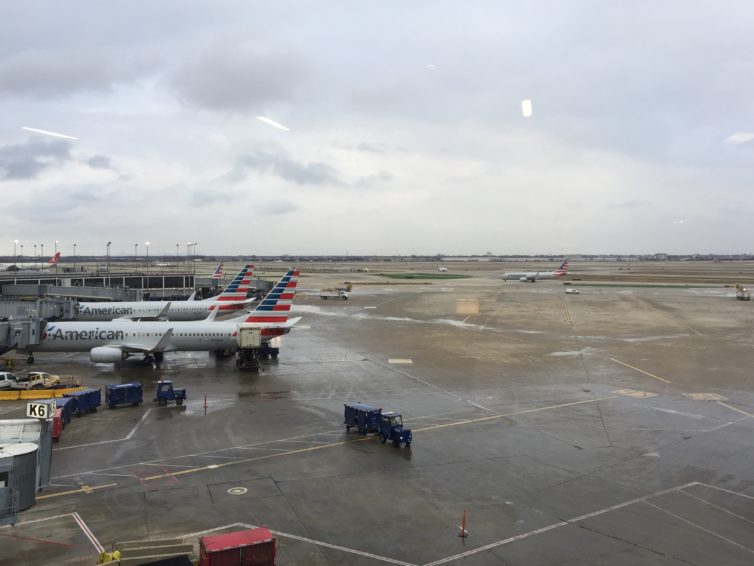 Admiralty Lounge OHare Window View