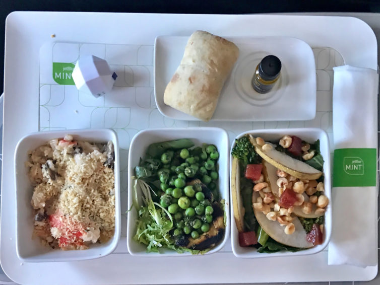 Sure, it's in airline trays, but it was delicious.