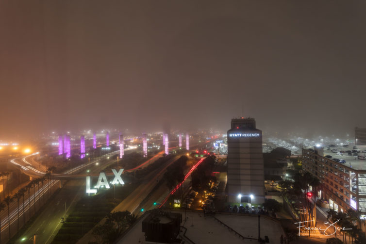 It was quite foggy the night of our stay, but that somehow didn't really matter. This is the view from room