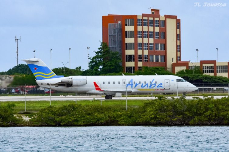 Aruba Airlines flight 1130 to LSP (Las Piedras, Venezuela) carried by C-FXLH a CR2.