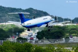 Ameriflight (Skywest) flight 7120 to CUR (Curacao) carried by N567SW, an E120. - Look familiar? This is a former United Express plane now running freight.