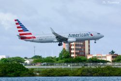 American Airlines flight 1346 from CLT carried by N963NN, a B738.