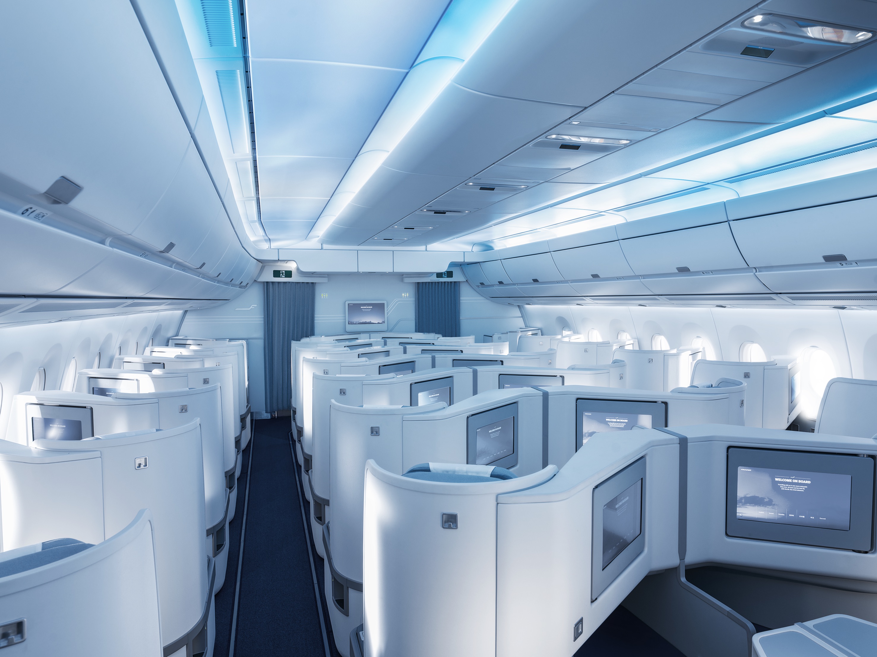 Finnair A350 Business Class Cabin Boarding78 Airlinereporter