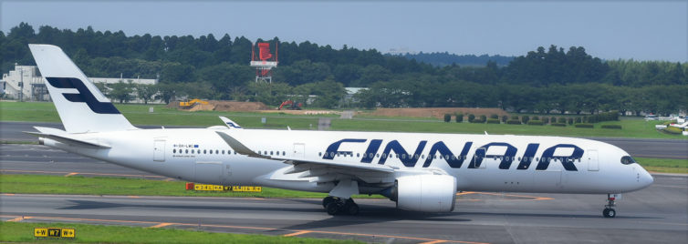 A Finnair Airbus A350-900 at Narita - Photo: Alec Wilson | FlickrCC