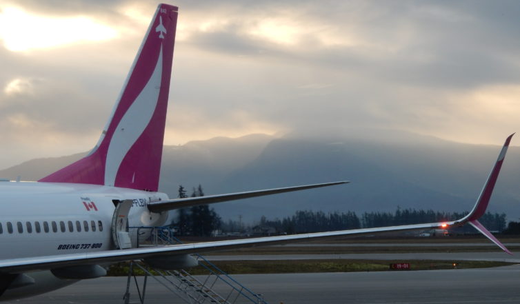 WestJet's subsidiary Swoop operates into YXX