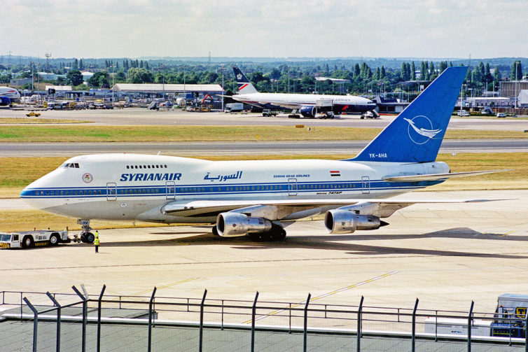 #6 SyrianAir (Syrian Arab Airlines) Boeing 747SP