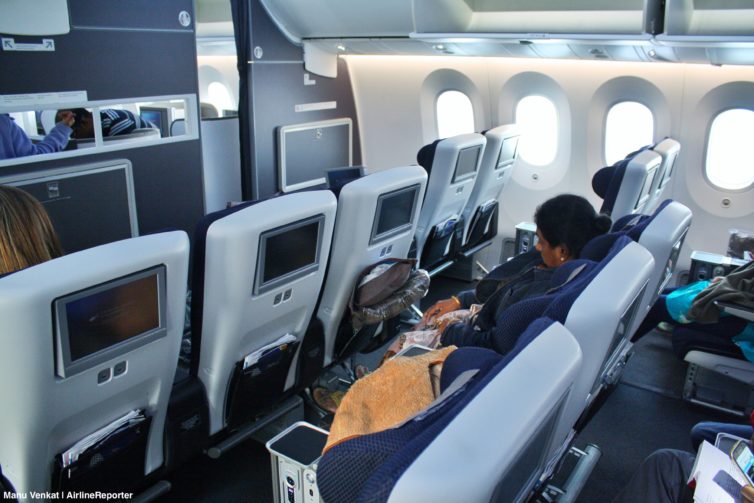 ba dreamliner world traveller plus