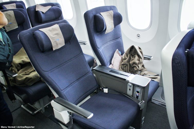 ba dreamliner world traveller plus