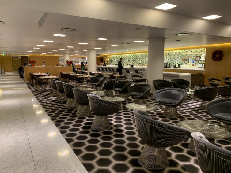 The spacious and well-appointed Qantas First Lounge at LAX - Photo: Colin Cook