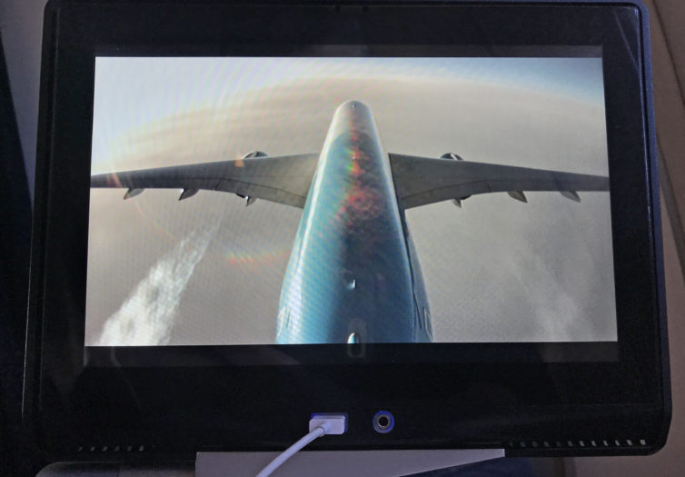 The tail camera was amazing to watch, especially when we started throwing contrails.