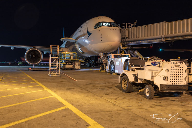 Preparing for the inaugural flight