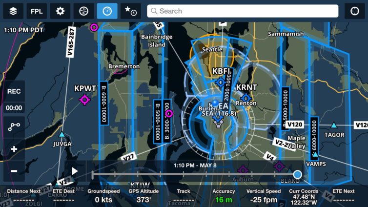 Aviation charts also have a bit of a learning curve