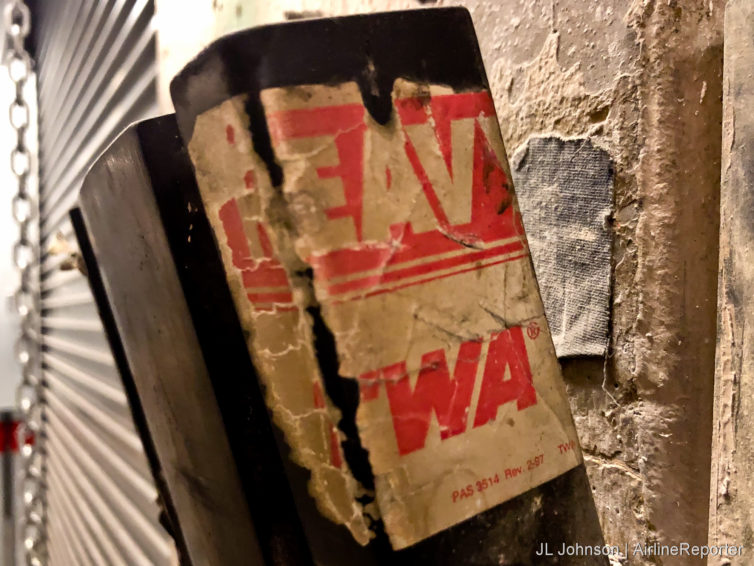 A remnant from TWA's heyday.