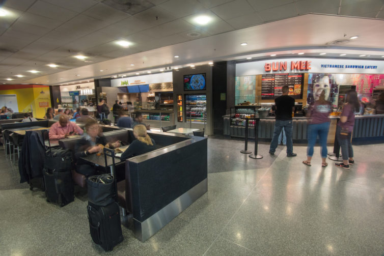 Terminal 3 food court - Photo: SFO