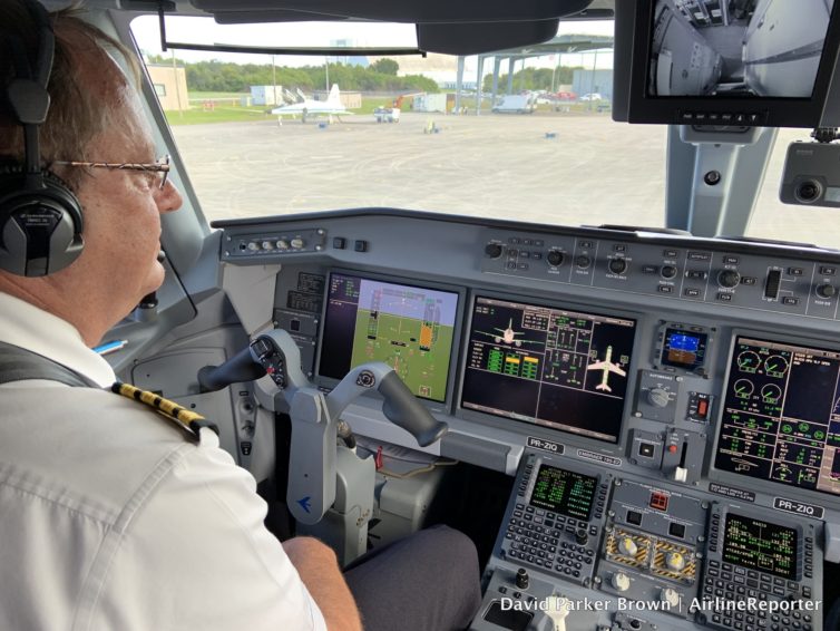 Flying Jump Seat in the Embraer E190-E2 : AirlineReporter