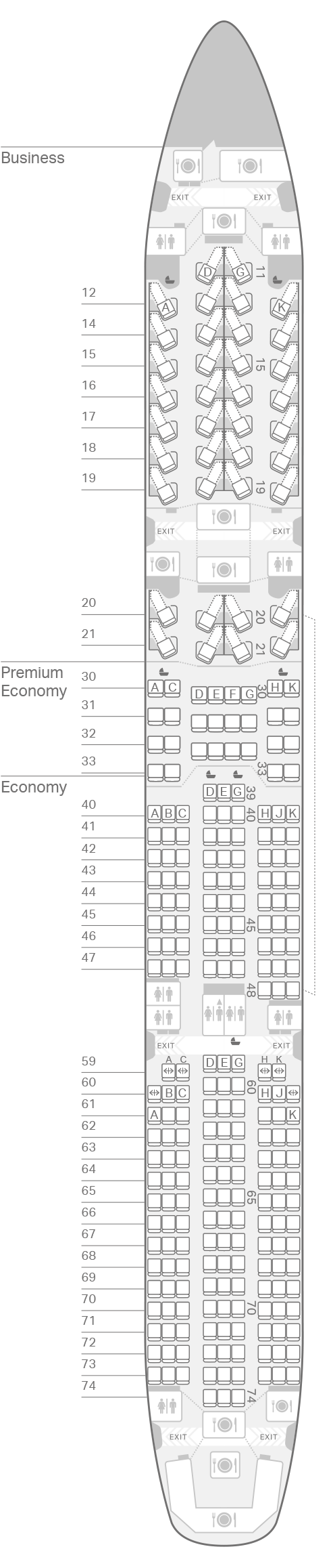 Four Winds Seating Chart