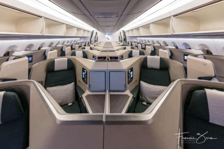 Cathay's business class seats are very well thought out.