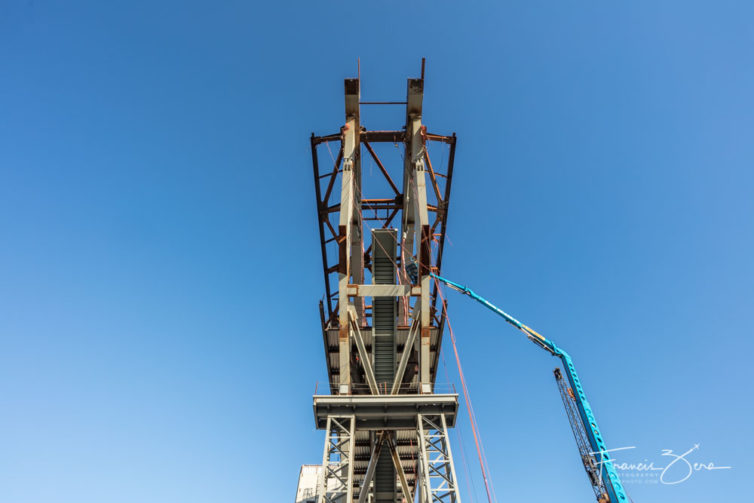 The bridge span will be 780 feet, and tall enough for a 747 to pass beneath.