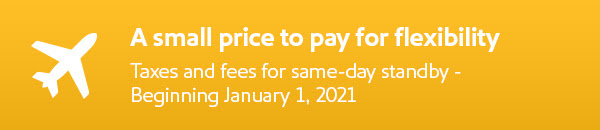 Some possible fees for same-day standby. - Image: Southwest