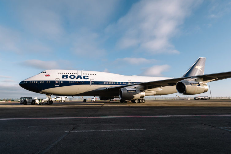 BOAC 747 retro livery - Photo: BA