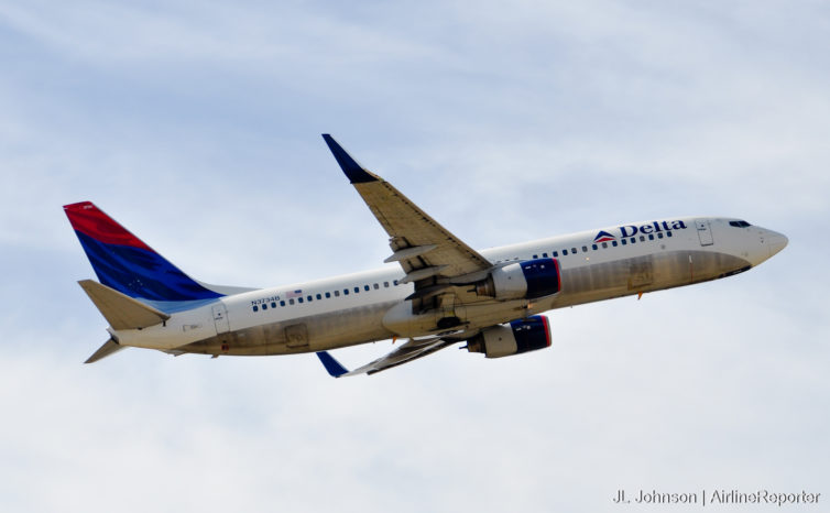 N3734B, a 737-800 departs Memphis in October, 2010.