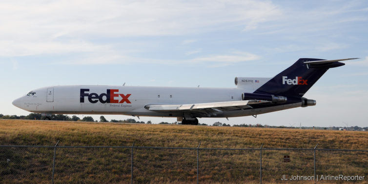 N267FE, a Boeing 727 named Jolene spotted in Memphis, October, 2010.
