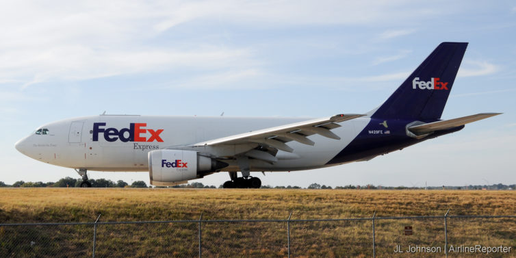 N429FE, an Airbus A310 named Conner, spotted in Memphis, October, 2010.