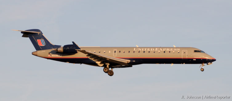 N508MJ, a CR7 seen at Kansas City in November, 2011.