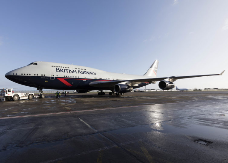 Landor 747 retro livery - Photo: BA