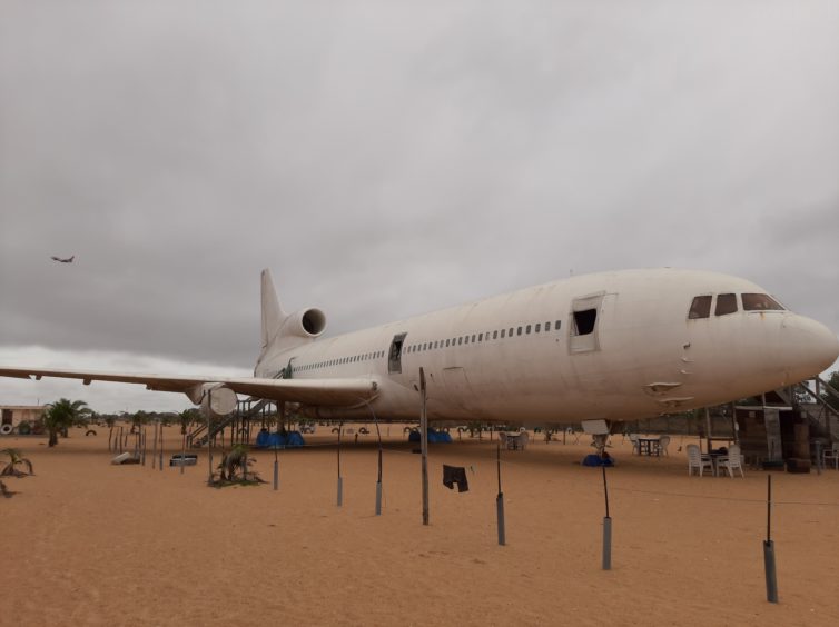 Could you imagine walking down the beach and seeing a Tristar just sitting there? Pretty awesome