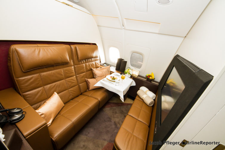 Now, that is what I am talking about -- what I think about when I think "first class." (this is on a Etihad A380)