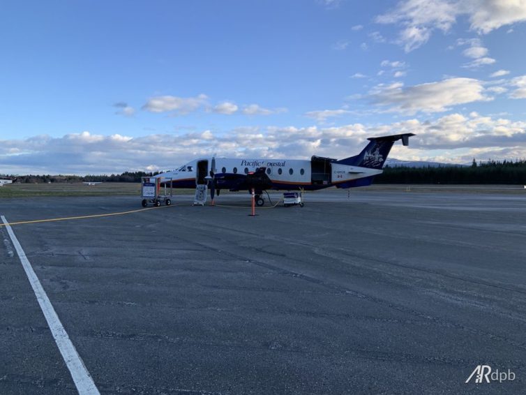 Well, that plane type looks pretty familiar -- Pacific Coastal Airlines Beechcraft 1900D