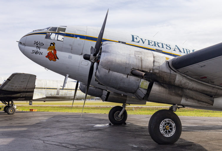 N54514, Everts Air Cargo, ’œMaid in Japan,’ so named as it did a stint for the JASDF.