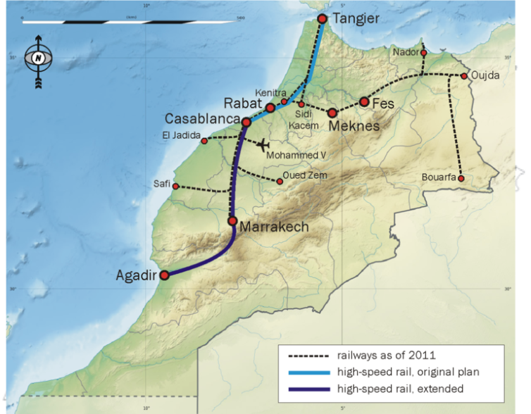 Al Boraq map