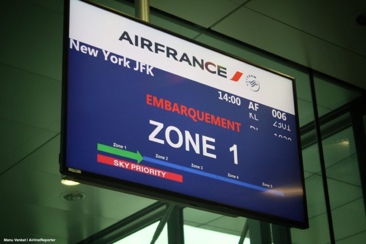 Air France A380 Boarding