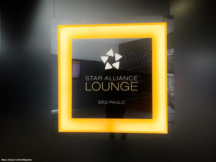 GRU Star Alliance Lounge Sign