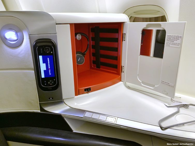 Air France 777 Business Class Seat