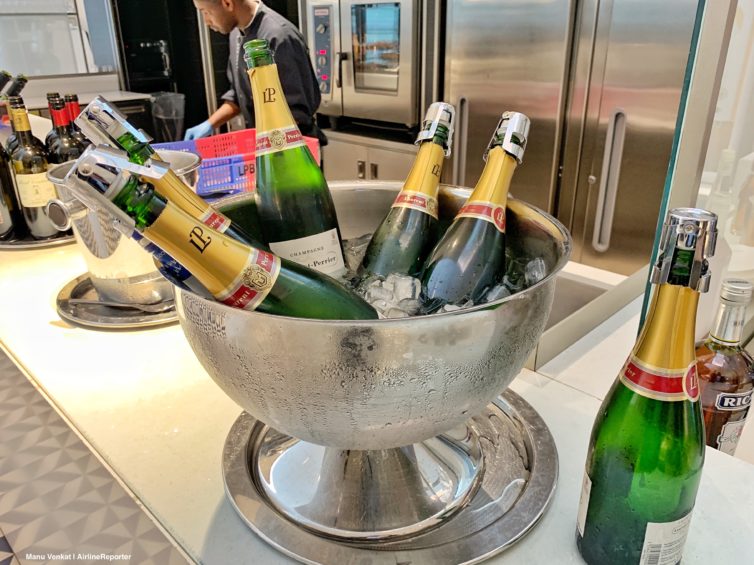 Air France Lounge CDG - Champagne