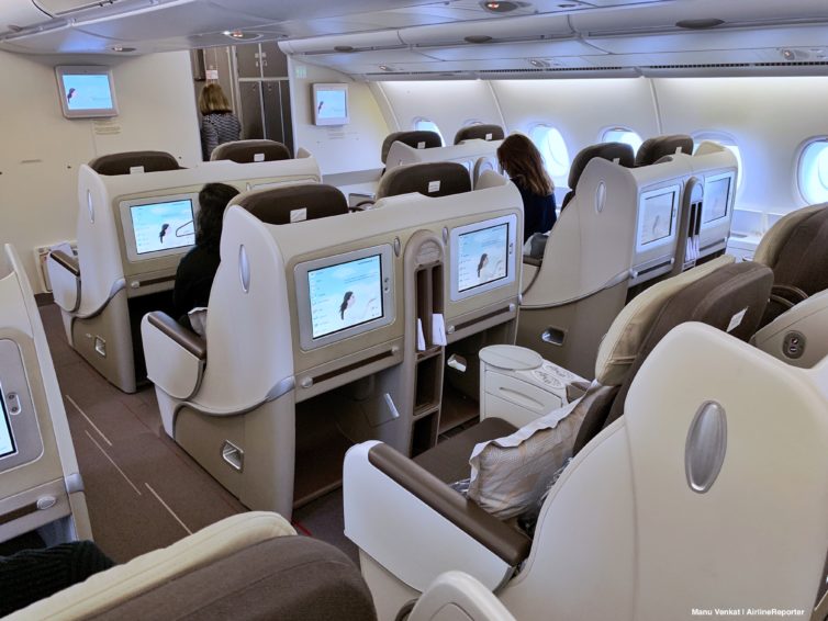 Air France A380 Business Class Cabin