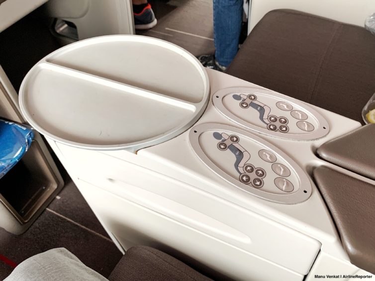 Air France A380 Business Class Seat Console