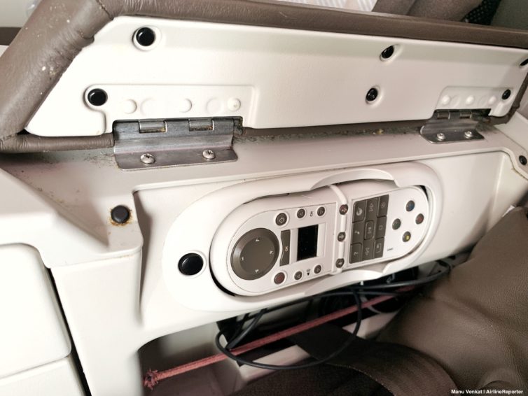 Air France A380 Business Class Seat Console